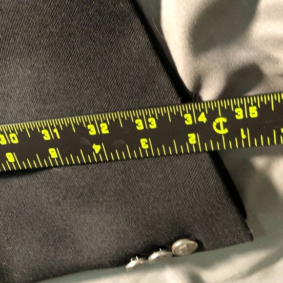 Stafford Men's Blazer Jacket 50R Black Sport Coat Double Button Classic Formal - Picture 9 of 16